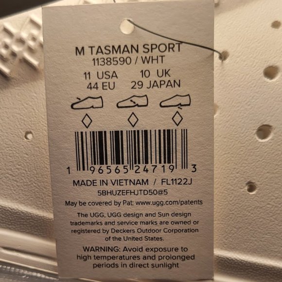 UGG tasman sport clogs slip-on shoes Sz 11 NEW - Picture 8 of 8